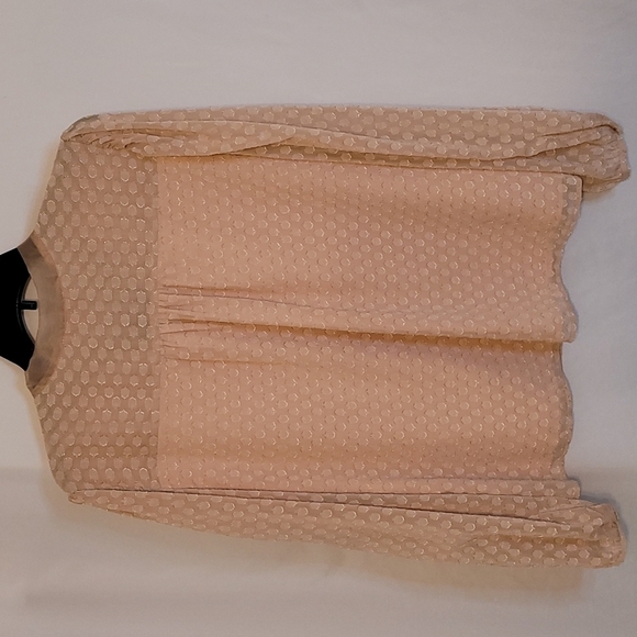 𝅺rachel Parcell Dot Tie Blouse - Picture 12 of 16